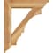 Ekena Millwork Balboa Traditional Rough Sawn Bracket w/ Offset Brace, Western Red Cedar, 6"W x 24"D x 28"H BKT0604X24X28BOA01RWR - alternate 3